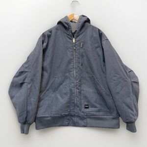 Walls Workwear Canvas Insulated Sherpa Lined Hooded Jacket Men's XL